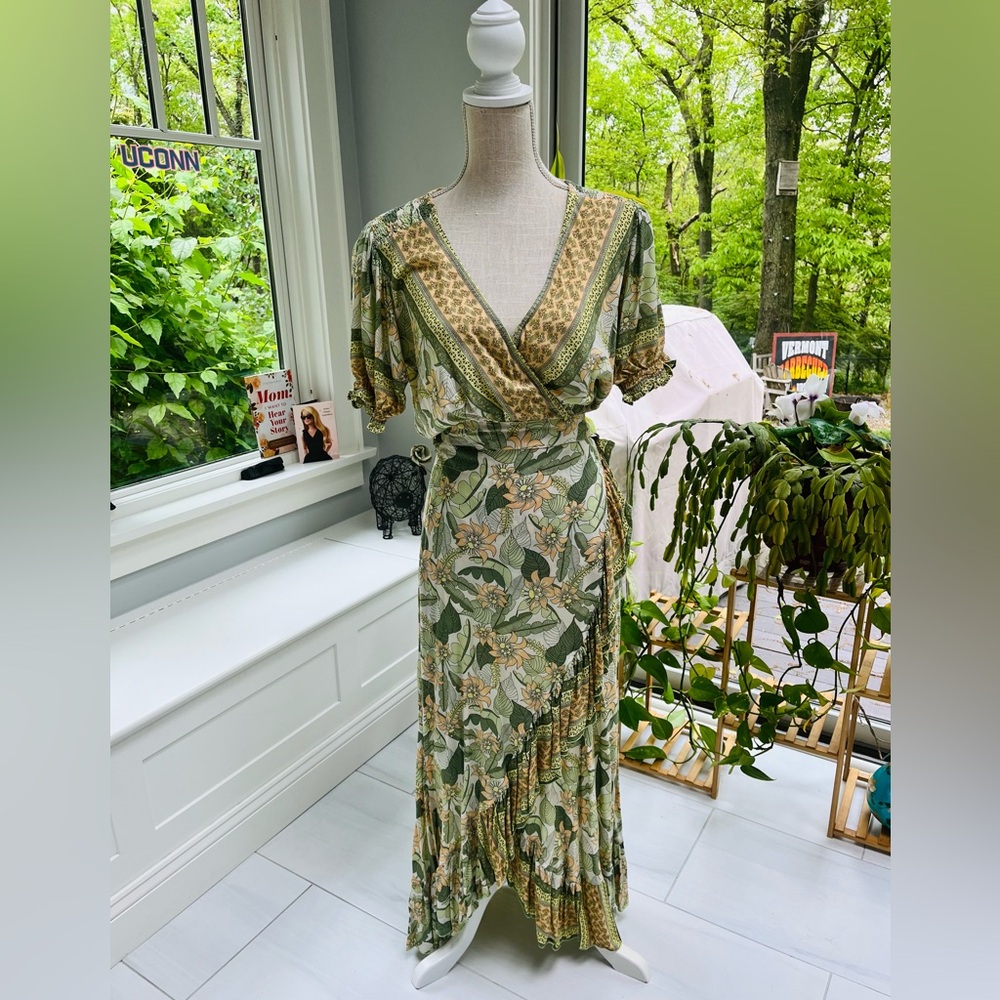 Blvckmarket Brand two-piece wrap skirt set